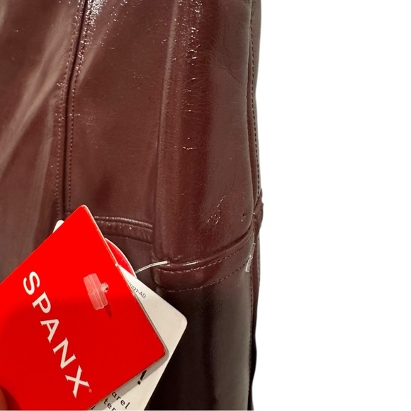 New! Spanx Faux Patent Leather Leggings - Picture 9 of 14
